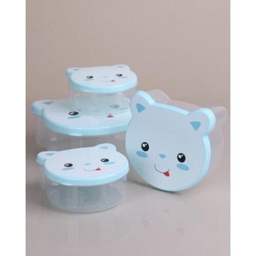 Modern Tuğra Şi̇ri̇n Storage Bowl 4 pcs Turquoise