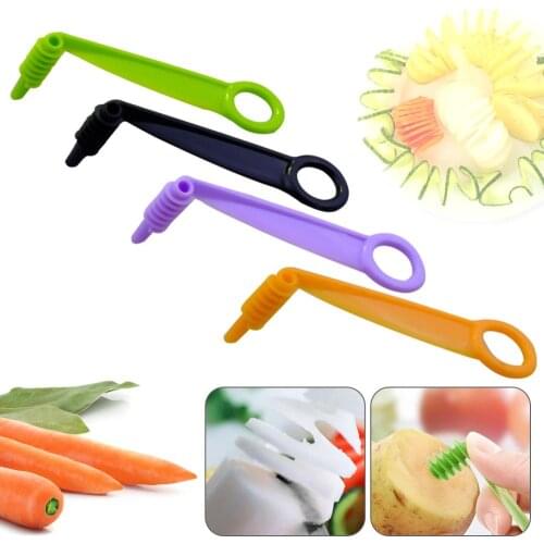Cucumber Spiral Slicer Fruit and Vegetable Rotating Slice Multi-function Cutting and Cutting Device Creative Chipping Knife