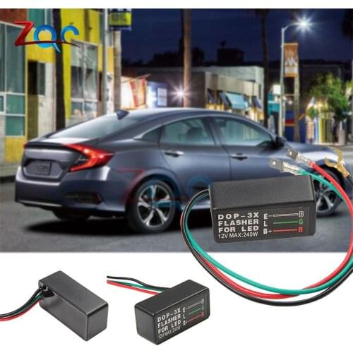 Universal Car Motorcycle LED Halogen Turn Signal Light Flasher Relay Blinker 3 Pin for Car Motorbike DC 12V