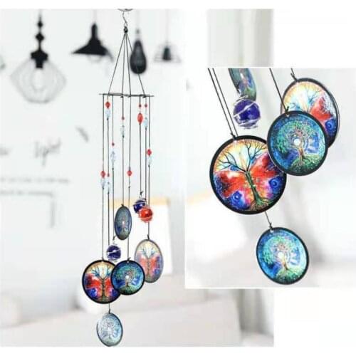 Outdoor Living Wind Chimes Home Hanging Craft Gift Yard Garden Ornament Car Hanging Bedroom Decoration Dream Catcher Indoor Arts