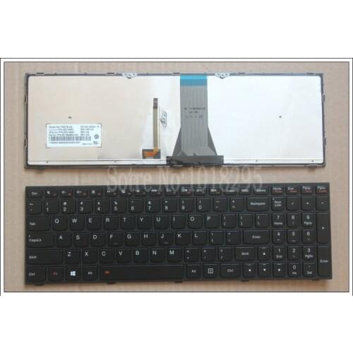 100% New For Lenovo B70-80 B71-80 B51-80 black backlit US keyboard black