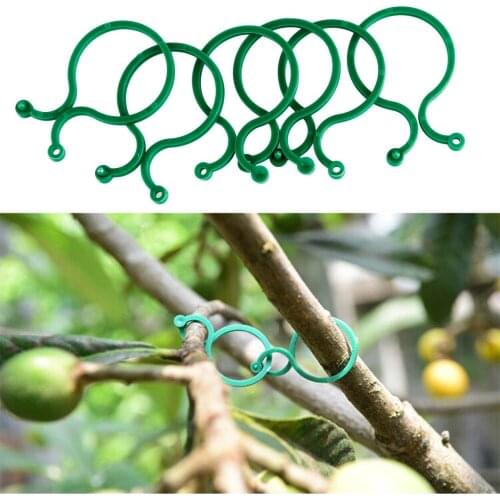 100pcs Flower Orchid Stem Clips For Securing Plants Greenhouse Accessories Adjustable Reusable Garden Plant Vegetable Holder