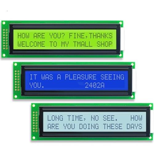 16PIN LCD 2402 Screen SPLC44780C Controller 5V Blue Backlight