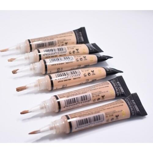 2021 New Waterproof Liquid foundation Cosmetic Eye Face Corrector Liquid Full Cover Dark Circles Cream Concealer Makeup