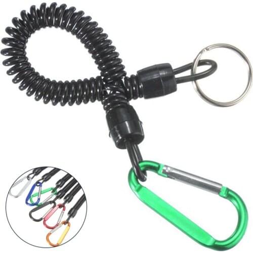 6pcs/pack Fishing Lanyards Boating Multicolor Retention Ropes Camping Secure Pliers Lip Grips Fish Tools Fishing Accessories