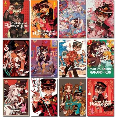 Hanako-Kun Anime Poster Art Prints Silk Canvas Wallpaper Decorative Wall Picture For Living Room-001