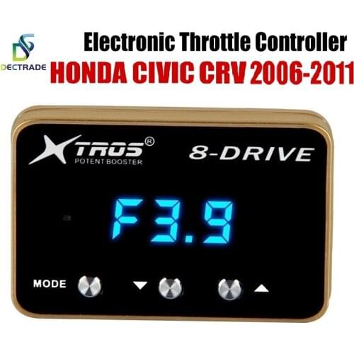 DECTRADE Car Electronic Throttle Controller Racing Accelerator Potent Booster For Honda Civic CRV 2006-2011 Tuning Parts 8 Drive