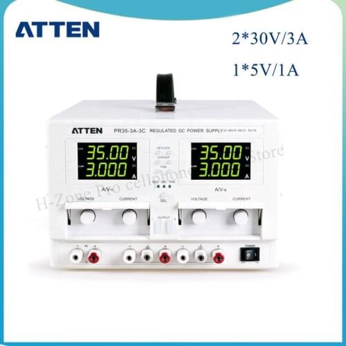 ATTEN PR35-3A-3C 0-35v 0-3A 110V/220V high precision AC DC Three Channels Linear digital display spower supply for phone repair