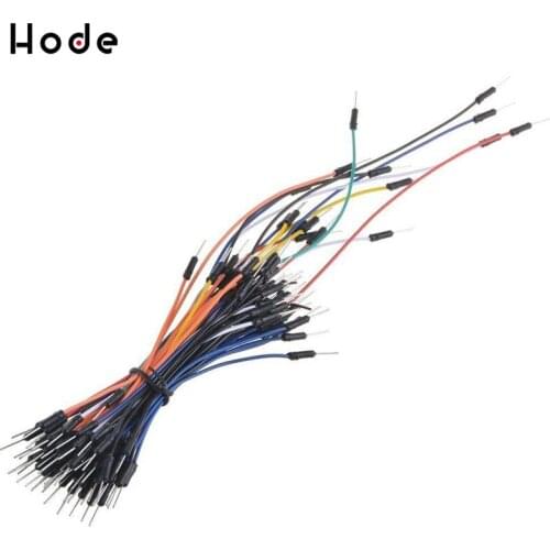 Smart Electronics Jump Wire Cable Male to Male Flexible Jumper Wires for arduino Breadboard DIY Starter Kit 65pcs/lot