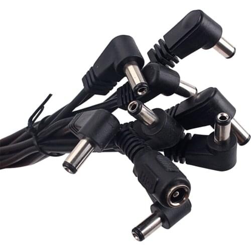 8 Ways Daisy Chain Cable Cord Copper Wire Guitar Effect Pedal Power Supply Splitter Adapter 2.8m For Electric Guitar