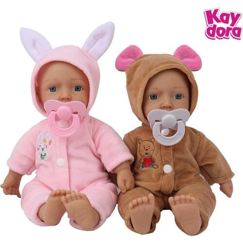Play Toys Doll Reborn Baby 25cm Alive Bebe Menina Playmate Girls Boys Mini Little Cute Babi Boneca Toddler Kids Bithday Gift