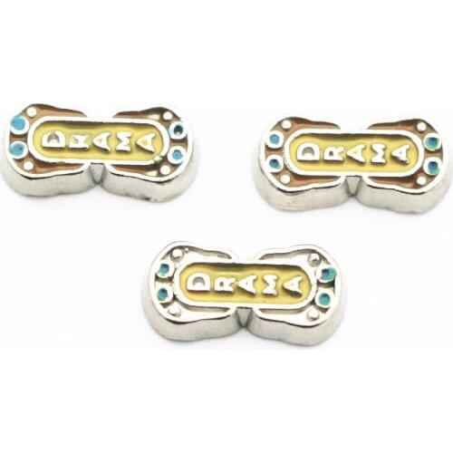 Hot selling 10pcs/lot alloy silver drama floating charms living glass floating lockets Pendant DIY jewelry Accessory