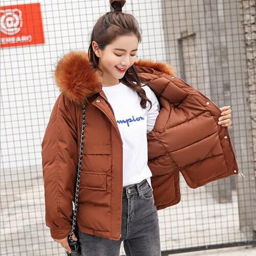 New style women cotton padded jacket autumn winter fashion easy matching warm coats silm long sleeves short style quilted jacket