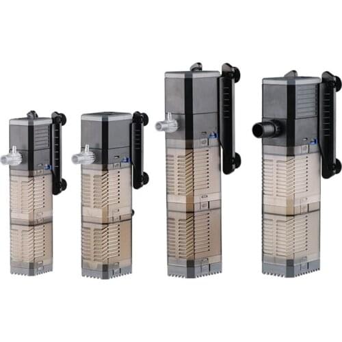 220V Submersible Aquarium Internal Filter Pump Multifunction Aquarium Increase Oxygen Filter Pump For Fish Tank Aquarium Supply