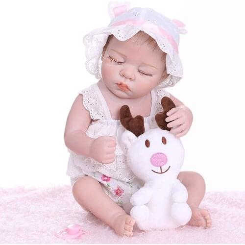 Baby Reborn Full Silicone Reborn Full Silicone Body Baby Dolls Girl Twin 49CM Vinyl Realistic bebe reborn Bath Toy waterproof