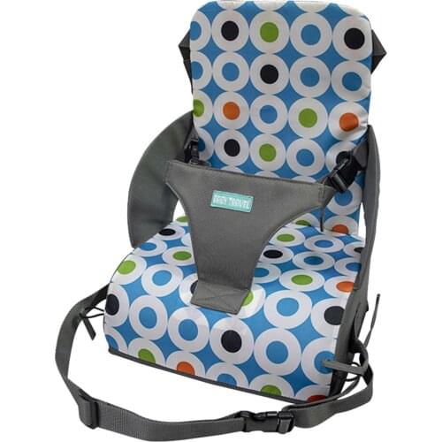 Portable Children Increased Chair Pad Adjustable Baby Furnitur Booster Seat Portable Kids Dining Cushion ChairPad Removable