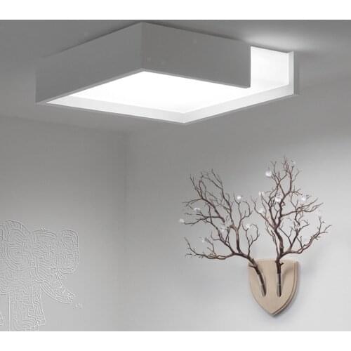 Modern Surface Mounting LED Ceiling Light Square For Bedroom Kitchen Living Room Ultrathin Lamps Home Decoration Fixture