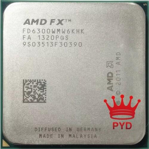 AMD FX-Series FX6300 3.5GHz SIX-Core CPU Processor FX 6300 FD6300WMW6KHK 95W Socket AM3