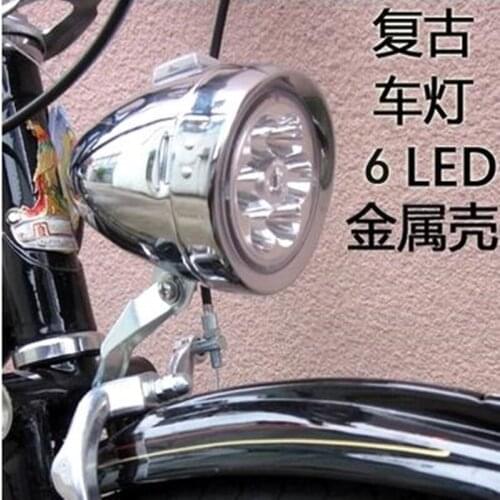 Q405 free shipping Bicycle Vintage Car Light British Bullets Car Front Light TWEEDRUN Ride Dead Metal Plated Metal Shell