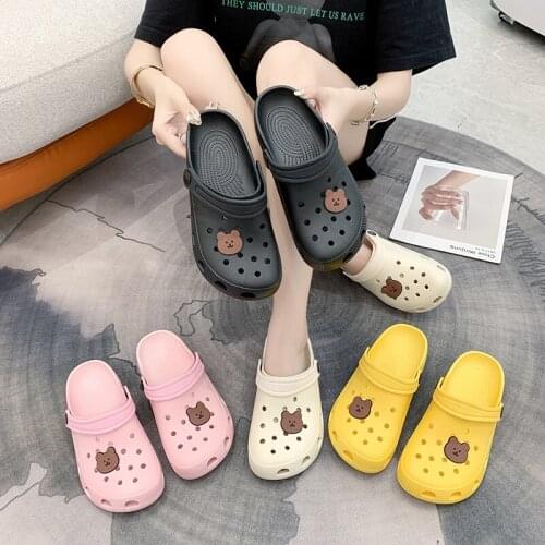Summer Womens Sandals 2021 Mens Sandals Beach Sandals Women Men Slippers Sneakers Breathable Flat Sandals Hole Non-slip