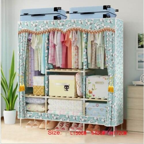 Factory Price Solid Wood Wardrobe length 150 cm