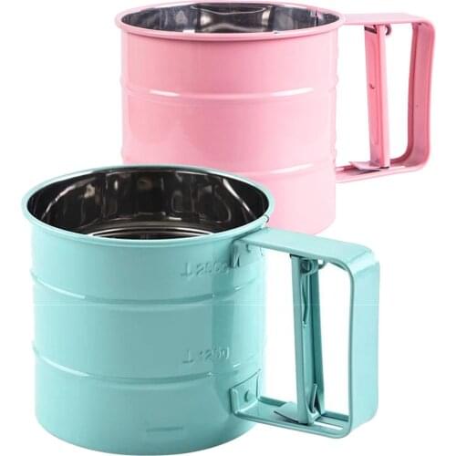 Schnesland Stainless Steel Flour Sifter Baking Strainer Kitchen Tools