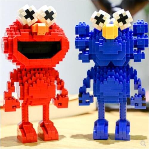 MODERN ABSTRACT SESAME STREET CARTOON FIGURE STATUE SCULPTURE ORNAMENTS HOME DECORATION ACCESSORIES SESAME STREET STATUE