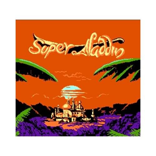 Super Aladdin Region Free 8 Bit Game Card For 72 Pin Video Game Player