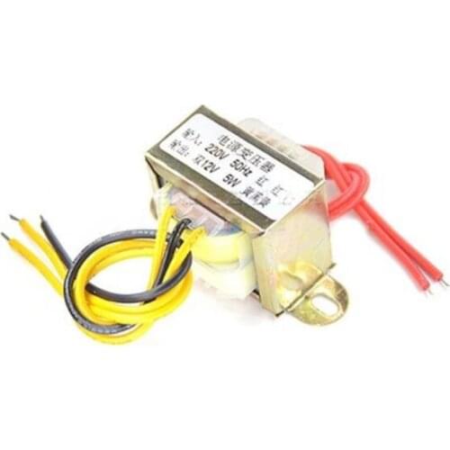5W*12V power transformer double input 220V 50Hz/ dual output 12V