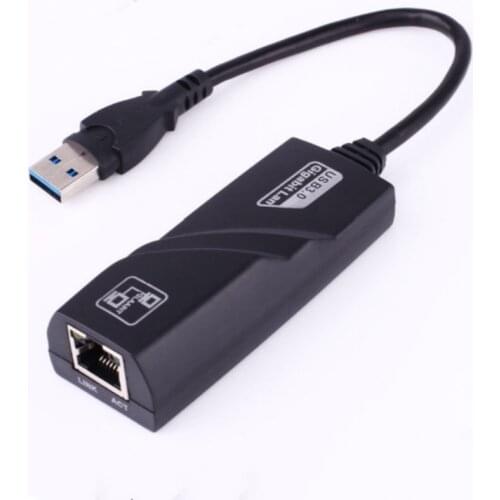 USB 3.0 To RJ45 Gigabit Ethernet RJ45 LAN 10/100/1000 Mbps Network Adapter Ethernet Network Card For PC Laptop