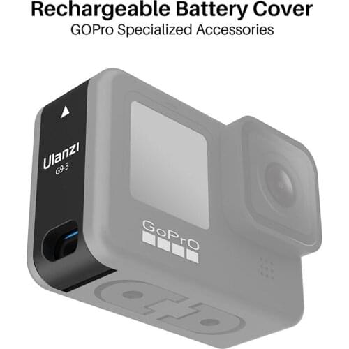 Ulanzi G9-3 Protective Cover for GoPro 9 Battery Door GoPro Hero 9 Black Battery Port Adapter Vlog Accessory Camera Accessories