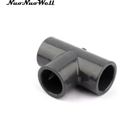 1pcs NuoNuowell ANSI Plastic 1" Pipe Equal Tee Connector Garden Irrigation Fittings Aquarium Supplies Water Tank Hose Adapter