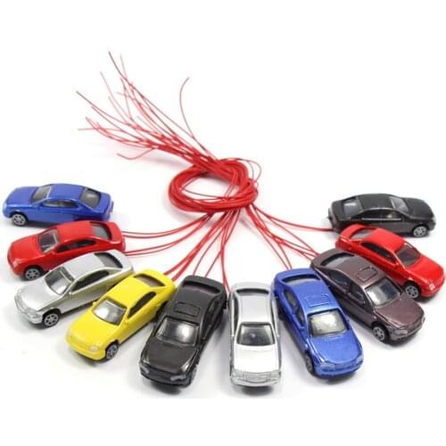 10pcs Inside Light Model car Train 1:87 1:100 1:150 Model Cars HO/TT /N Scale Railway Modeling