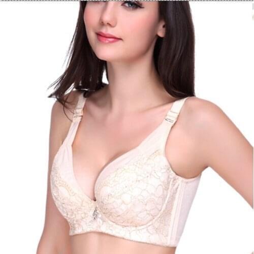 Women Plunge Bra Undergarment Female Plus Size Sexy Bra Women Underwear Brassiere Gather Push Up Bra Top Chest Lingerie Bralette