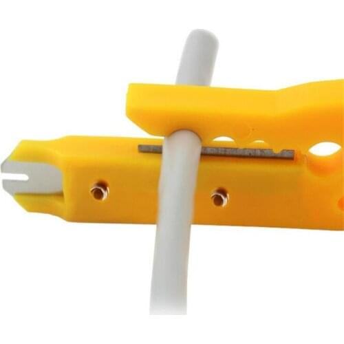 Cable Stripping Wire Cutter Crimping Tool Multi Stripper Knife Crimper Pliers Mini Portable Decrustation Electrical Straight
