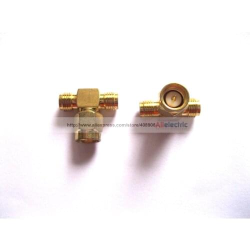 20 x SMA RF 1 Male to 2 Female Coaxial Connector T Type