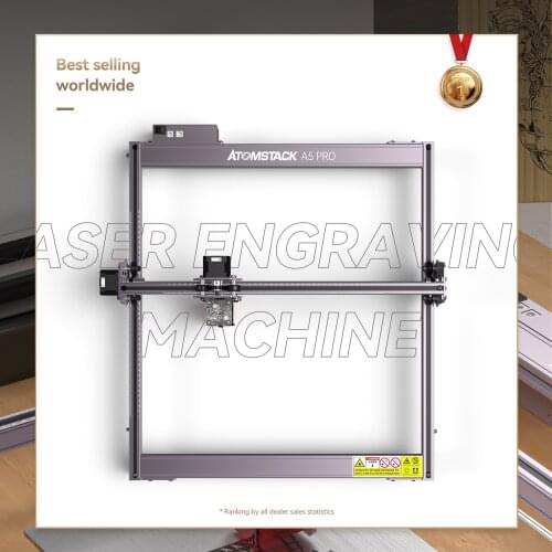 ATOMSTACK A5 Pro 40W Laser Engraver CNC Wood 410*400mm Carving Area DIY Logo Engraving Cutting Machine Upgrade Fixed-Focus Laser