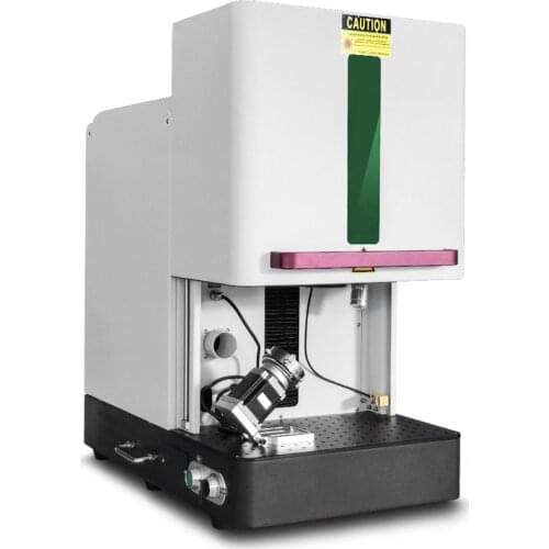 Raycus/JPT Mopa Color Enclosed Fiber Laser Marker/Marking/Engraving Machine 20W 30W 50W with Cover