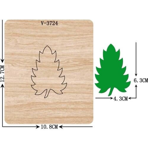 New leaf wooden dies cutting dies for scrapbooking Multiple sizes V-3724