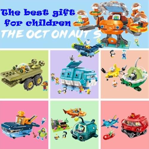 The Octonauts Barnacles Kwazii Peso Tweak Cartoon Building Blocks Model Sets Kids Toy Toys & Hobbies