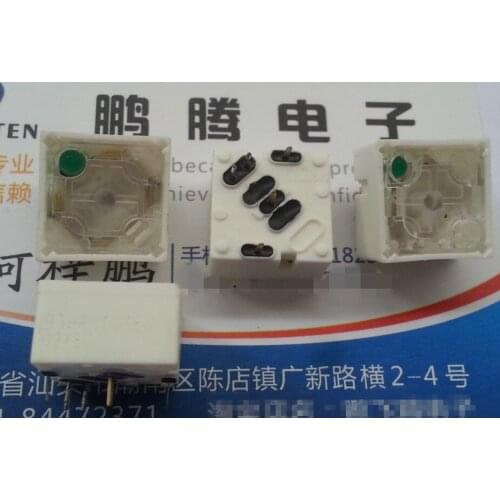 Original new 100% light touch switch 15x15x9.7 green light button LED keyboard reset fretting