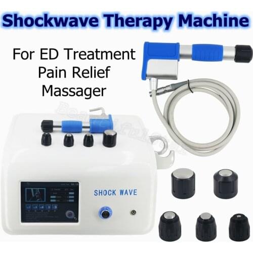 Pneumatics Shockwave Physiotherapy Machine Massage Treats ED and Erectile Dysfunction Shoulder Pain Muscle Relaxation Massager