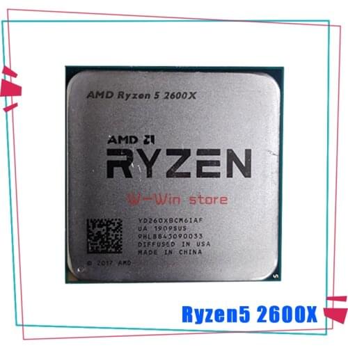 AMD Ryzen 5 2600X R5 2600X 3.6 GHz Six-Core Twelve-Thread CPU Processor YD260XBCM6IAF Socket AM4