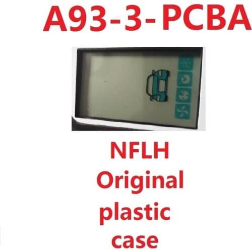 NFLH A93ECO PCBA LCD Remote Control Starter Keychain for compatible Starline A93 ECO Russian Version Two Way Car Security