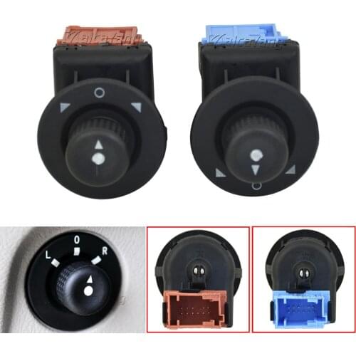 Electric Rearview Mirror Control Switch Button Knob 185526 For Peugeot Partner 1007 Citroen C2 C3 Xsara Picasso Berlingo