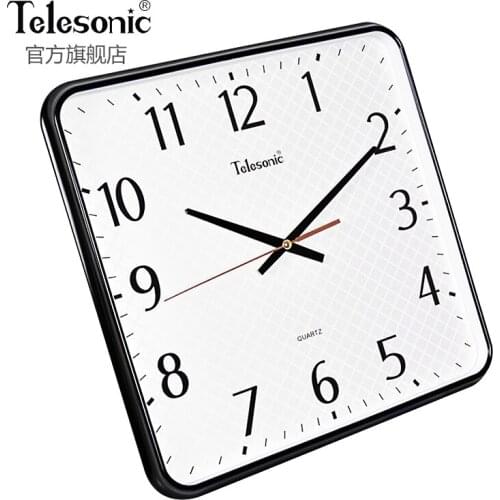 Modern Wall Clock Large Living Room Square Watch Home Silent Clocks Wall Home Decor Design Sweep Movement Reloj Pared Decorativo