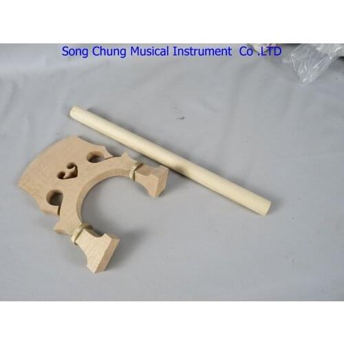 High quality 4/4 adjustable double bass bridge +bass soundposts