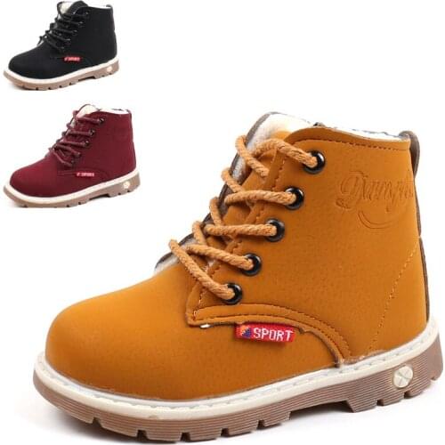 Xishining Leather Boots For Girls