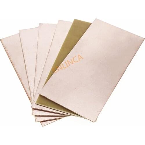 5 pcs PF PCB 5*10cm Single Side Copper Clad plate DIY PCB Kit Laminate Circuit Board 5x10cm 50x100x1.5mm