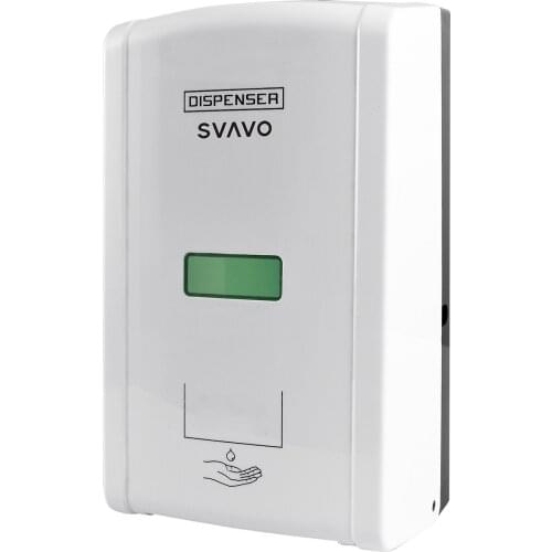 SVAVO Automatic Shower Soap Dispenser Wall mounted 1300ml Intelligent Adjustable Liquid Soap Dispenser for Kitchen